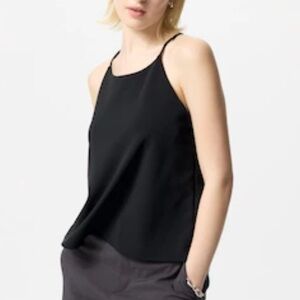 Uniqlo High Neck Strappy cami built in bra top